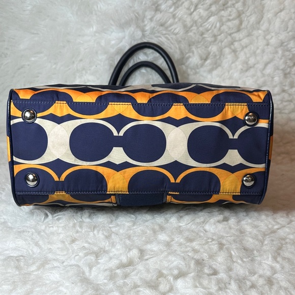 COACH 2013 Linear Stripe Bag nylon 25184 - Picture 6 of 12